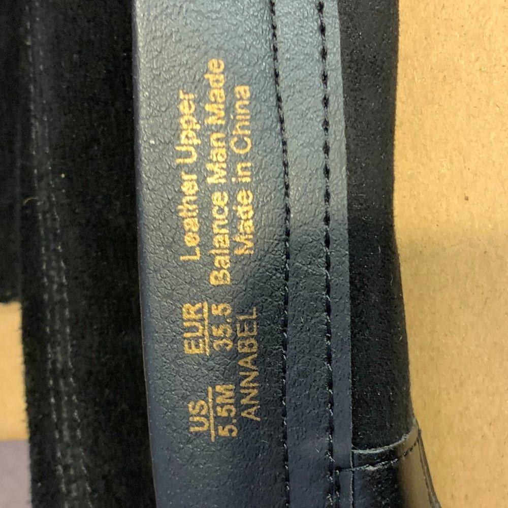 SAM EDELMAN NEW ANNABEL BLACK SUEDE BOOTS, NEW IN REPLACEMENT BOX - Picture 10 of 10